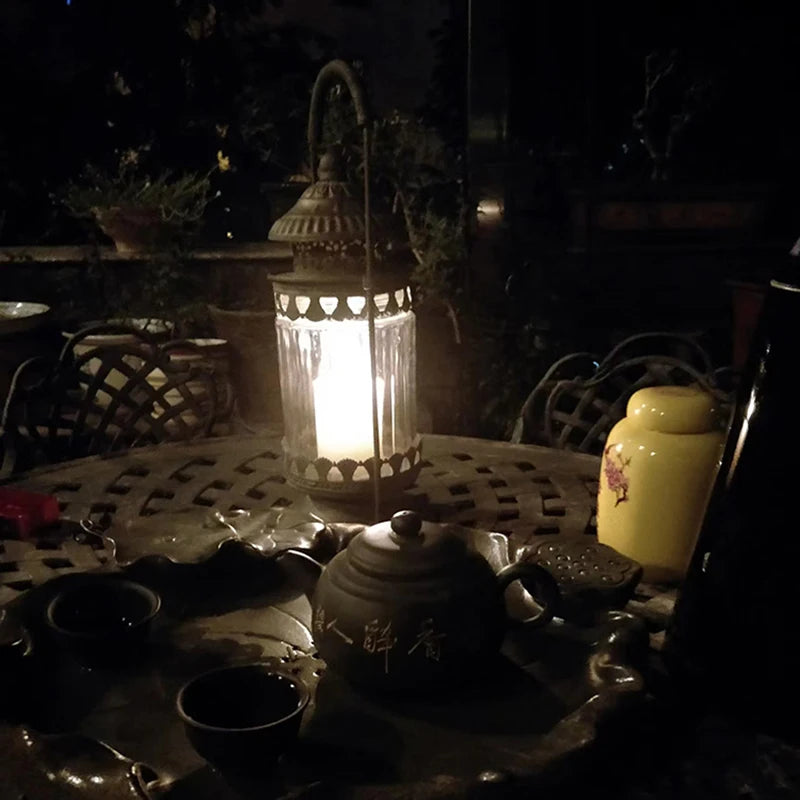 Lanterne à bougie romantique