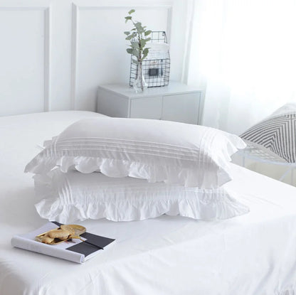 Royal White 100% cotton pillowcases