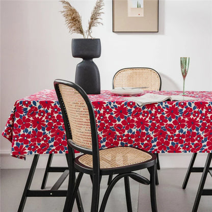 Shimmering Bouquet Floral Tablecloth