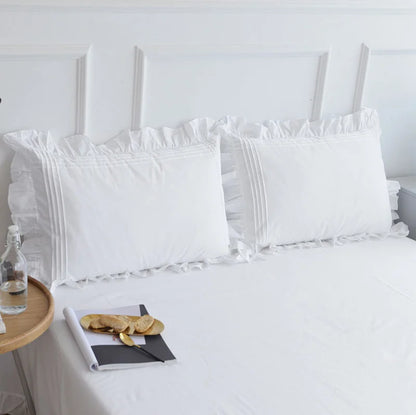 Royal White 100% cotton pillowcases