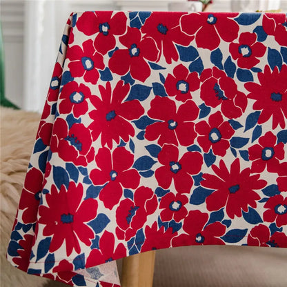 Shimmering Bouquet Floral Tablecloth