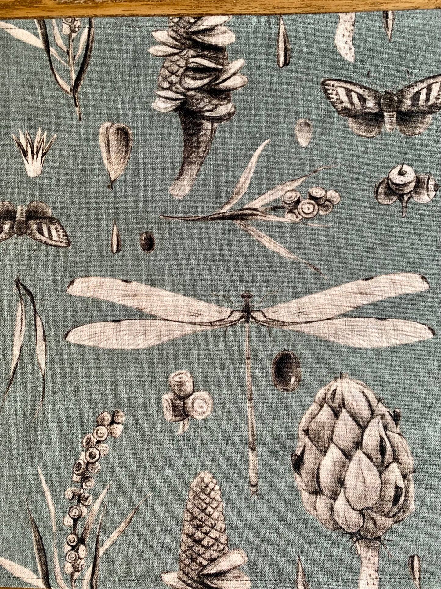 Oven Glove Small with Double Wool Filling, 100% Cotton, Printed | Aqua Land