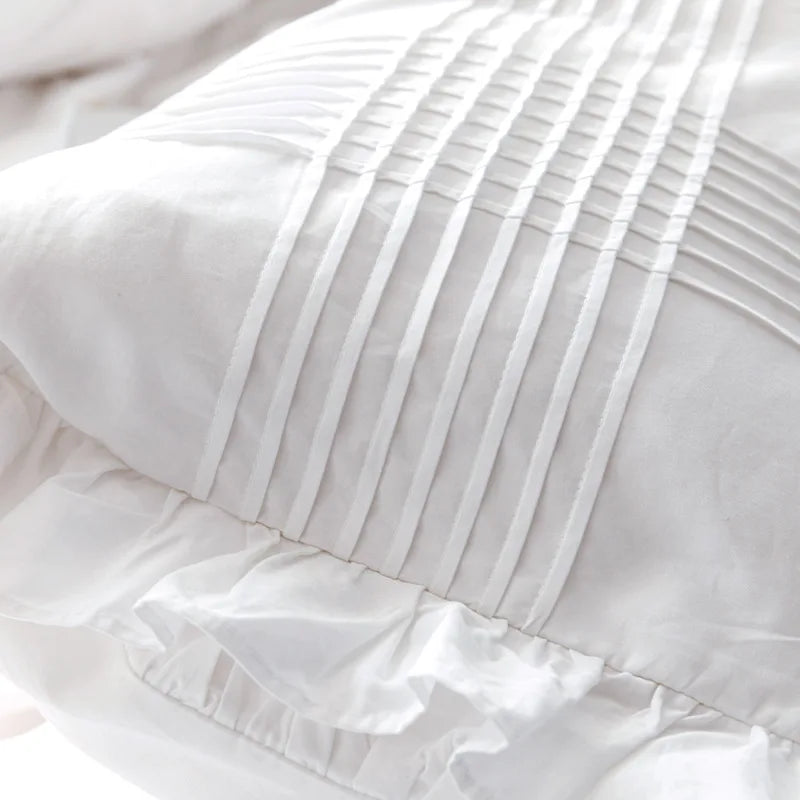 Royal White Pure Cotton Duvet Cover