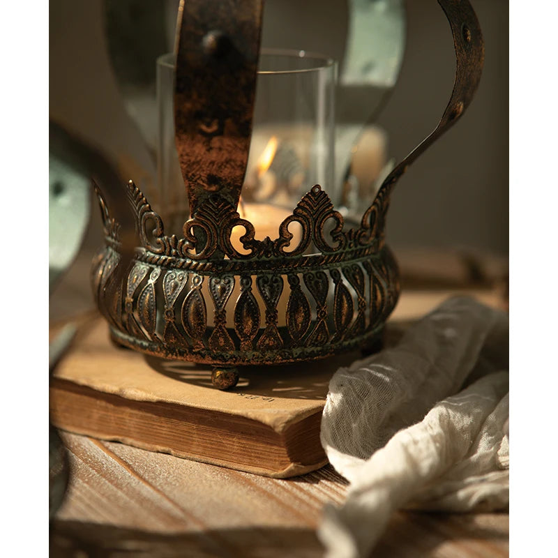 Bougeoir Couronne antique