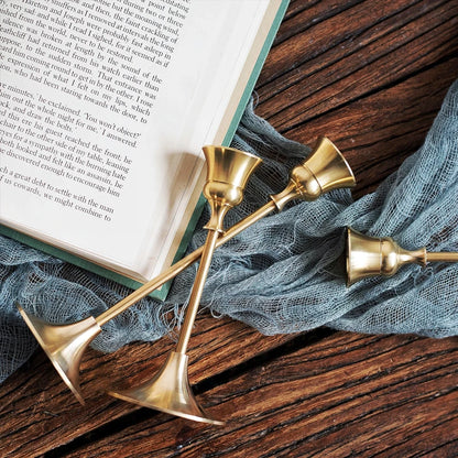 Set de 3 bougeoirs classiques