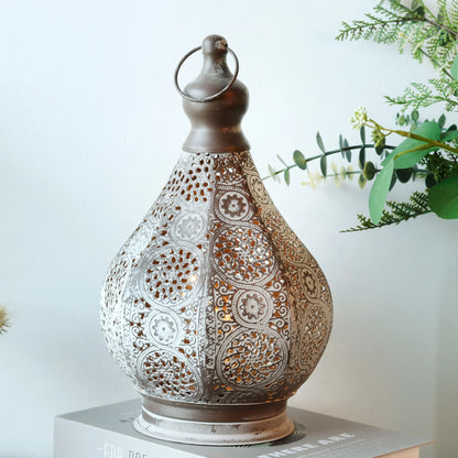 Lampe marocaine rétro à piles