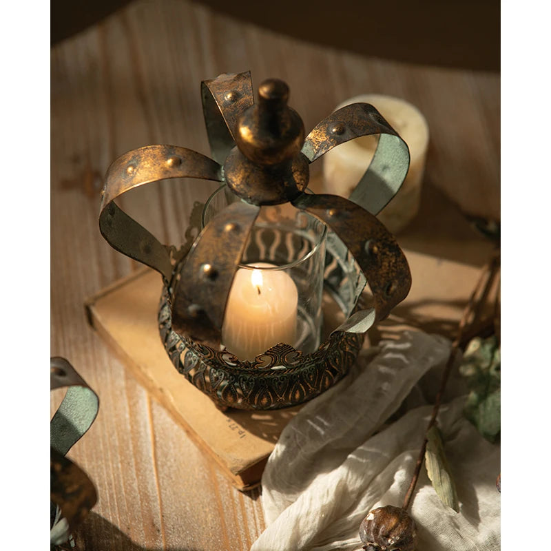 Bougeoir Couronne antique