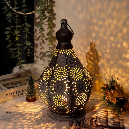 Lampe marocaine rétro à piles