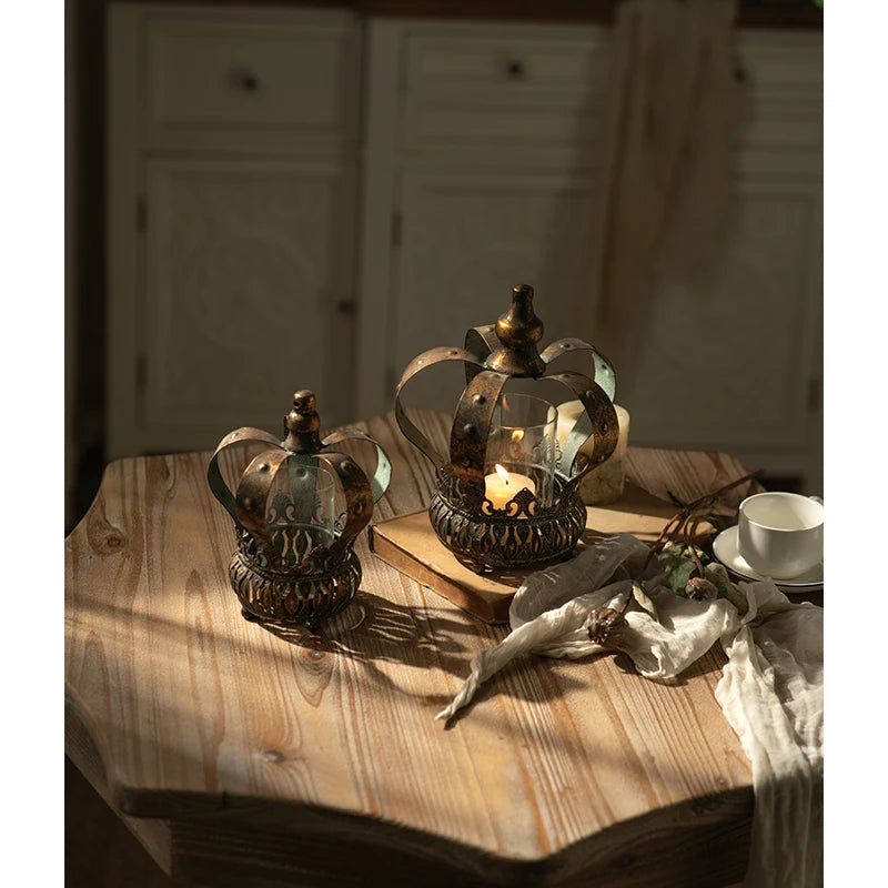 Bougeoir Couronne antique